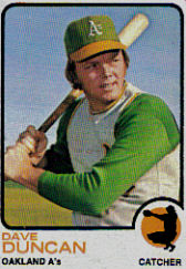 1973 Topps Baseball Cards      337     Dave Duncan